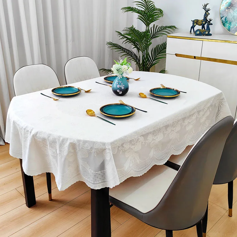Home Textiles Today News - Taplak Meja PVC Oval Tahan Air