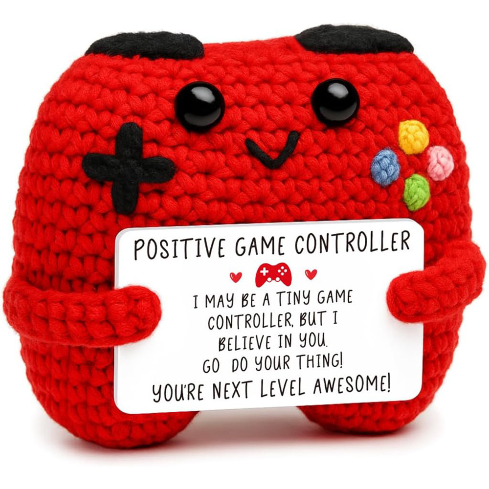 Home And Textiles Today - Boneka Pengontrol Game Rajut Lucu, Penyangga