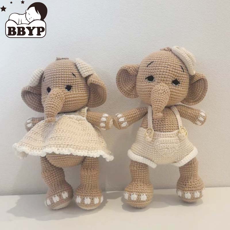 Home And Textiles Today - Boneka Gajah Rajut Tangan Amigurumi untuk