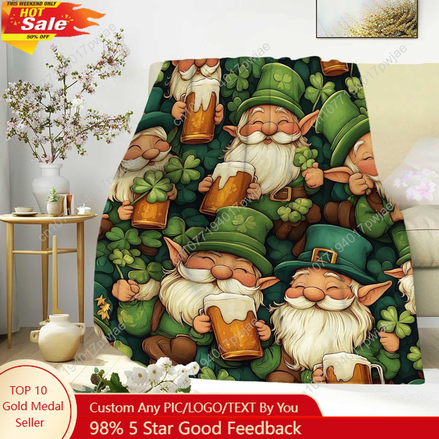 Home And Textiles Today - Selimut Lembut Hari St. Patrick dengan