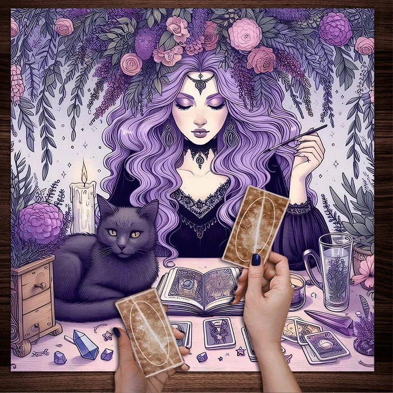 Home Textiles Today News - Taplak Meja Penyihir Wisteria Ramalan Tarot