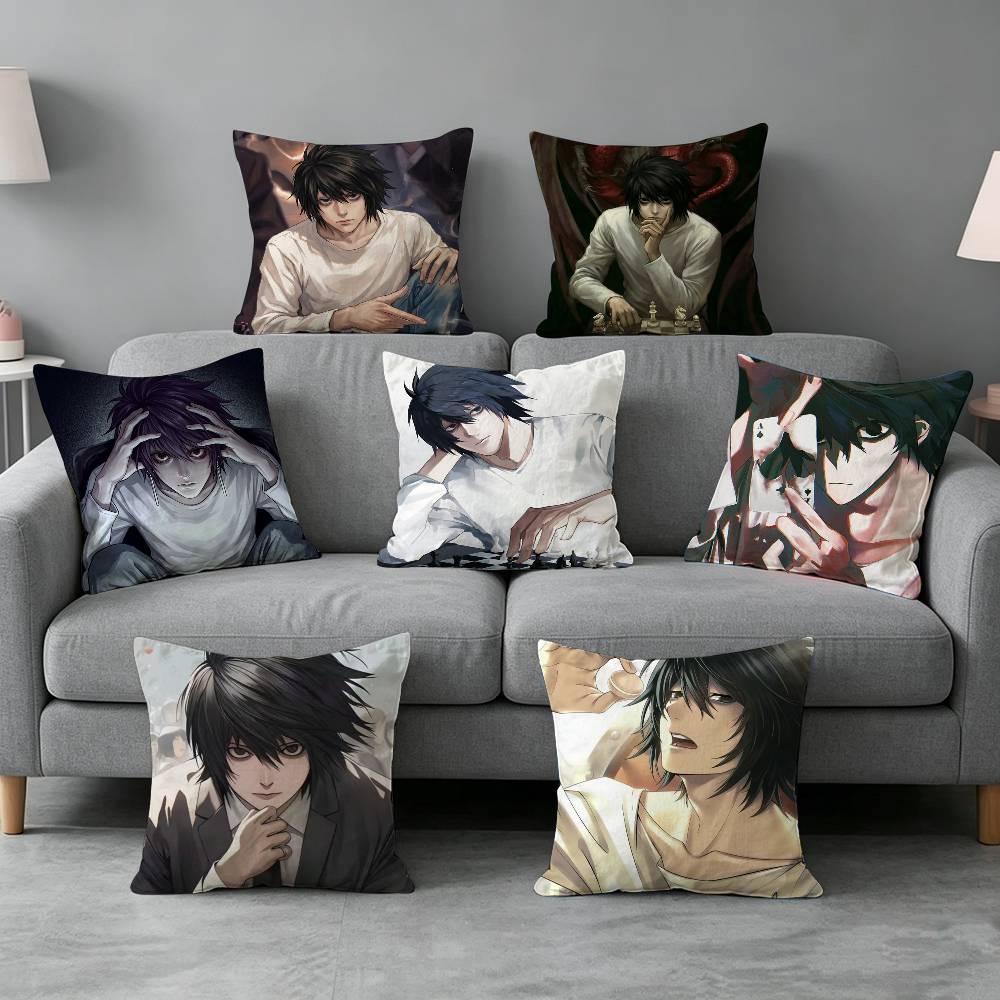 Home Textiles Definition - Kartun-n Karakter L Lawliet Sarung Bantal