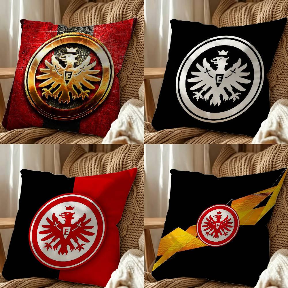 Home Textiles Frankfurt - E-Eintracht F-Frankfurt Sarung Bantal Cetak Dua