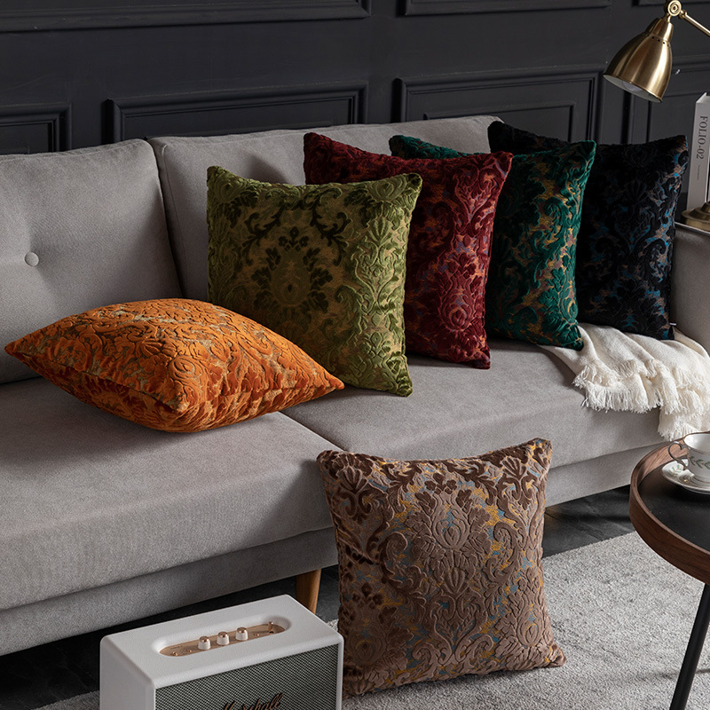Pillow Cover 20X20 - Sarung Bantal Sofa Beludru Mewah 45x45/50x50cm,