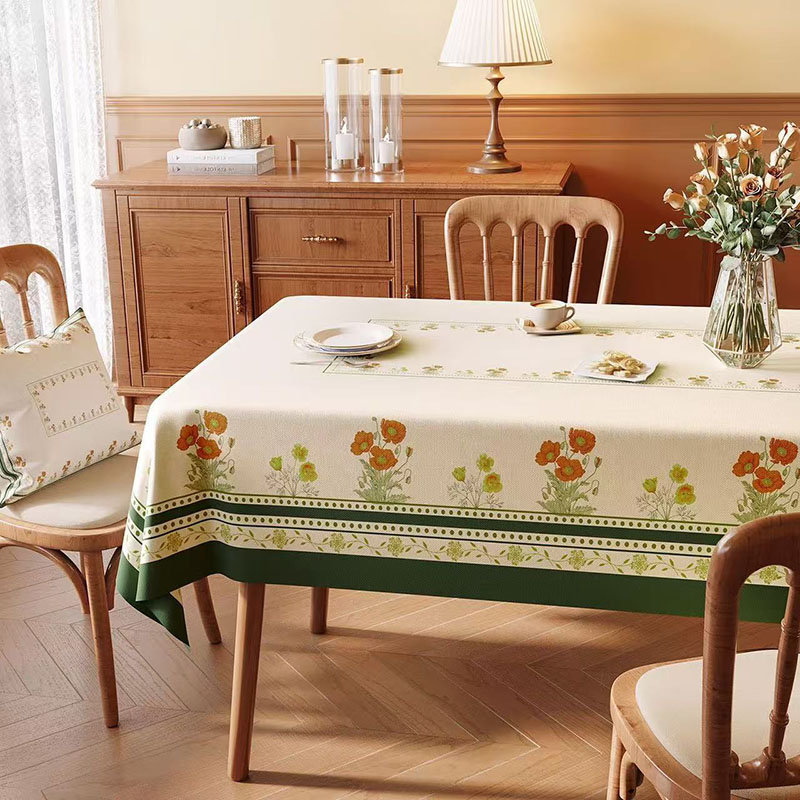 Home Textiles Today News - Taplak Meja PVC Anti Air Motif