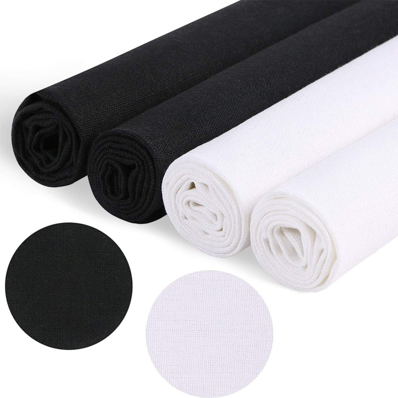 Home Textiles Products - 4 Potong Kain Linen, Kain Warna