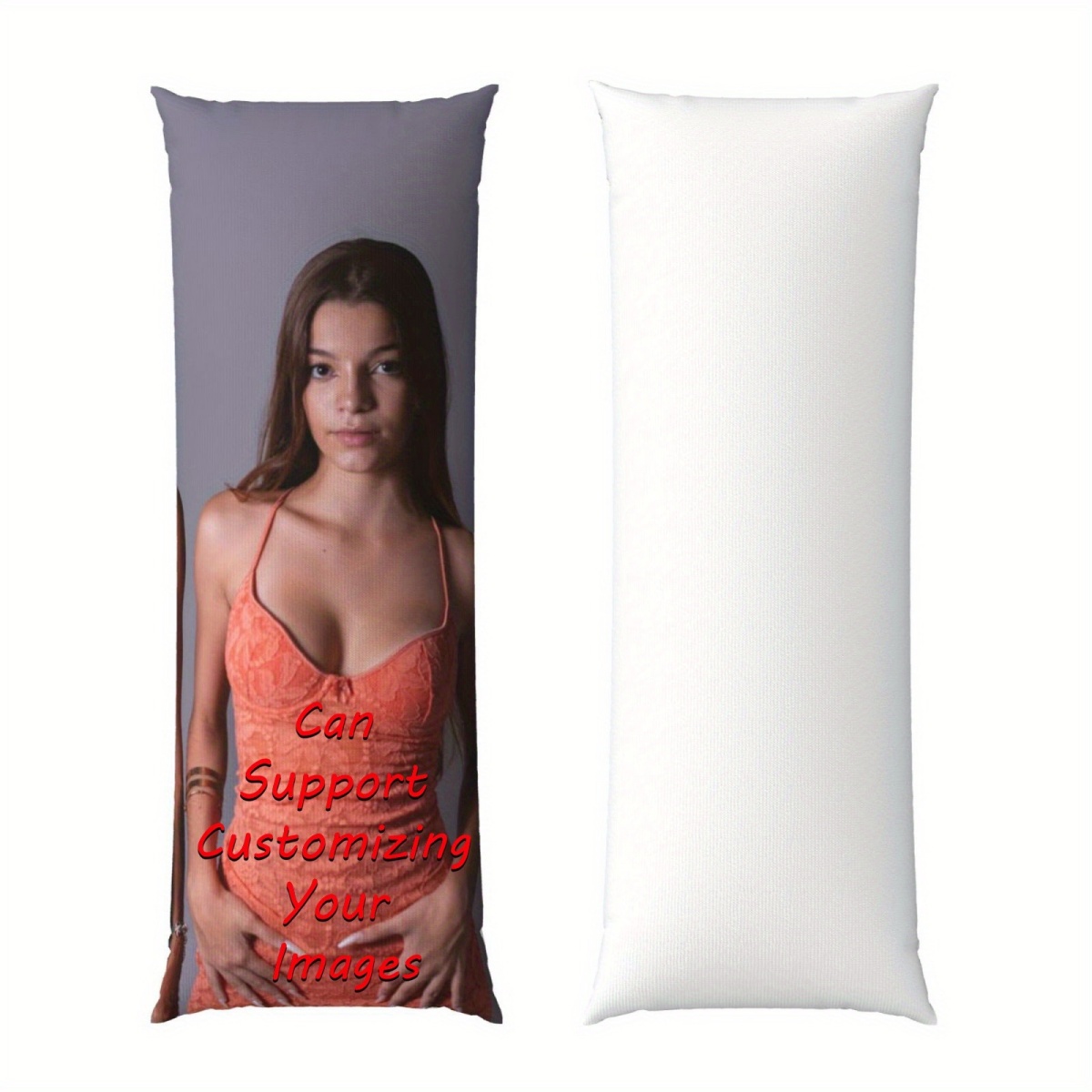 Home Textiles Fabric - 1 Sarung Bantal Foto Kustom –