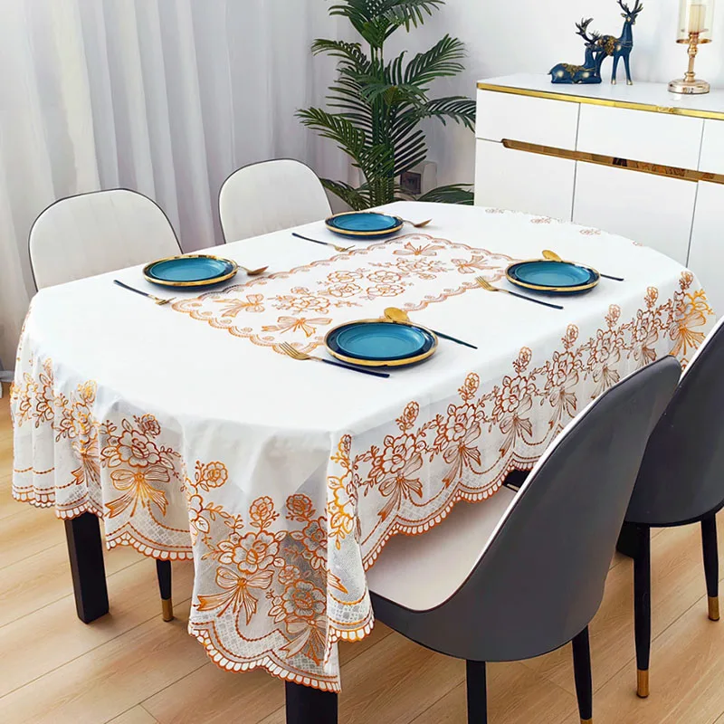 Taplak Meja PVC Oval Tahan Air - Home Textiles Today News ulasan dan harga