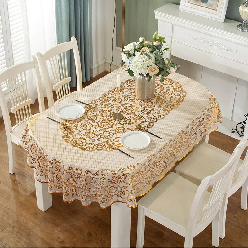 Taplak Meja PVC Oval Tahan Air - Home Textiles Today News ulasan dan harga