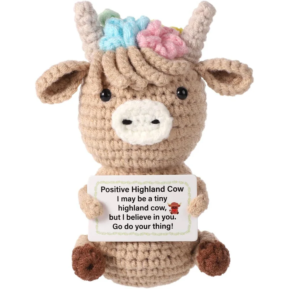 Boneka Sapi Emosional Rajutan  - Home And Textiles Today ulasan dan harga