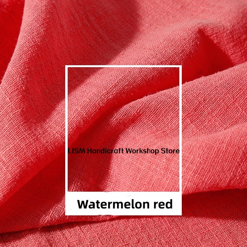 Kain Linen Alami Berwarna-warn - Home Textiles Fabric ulasan dan harga