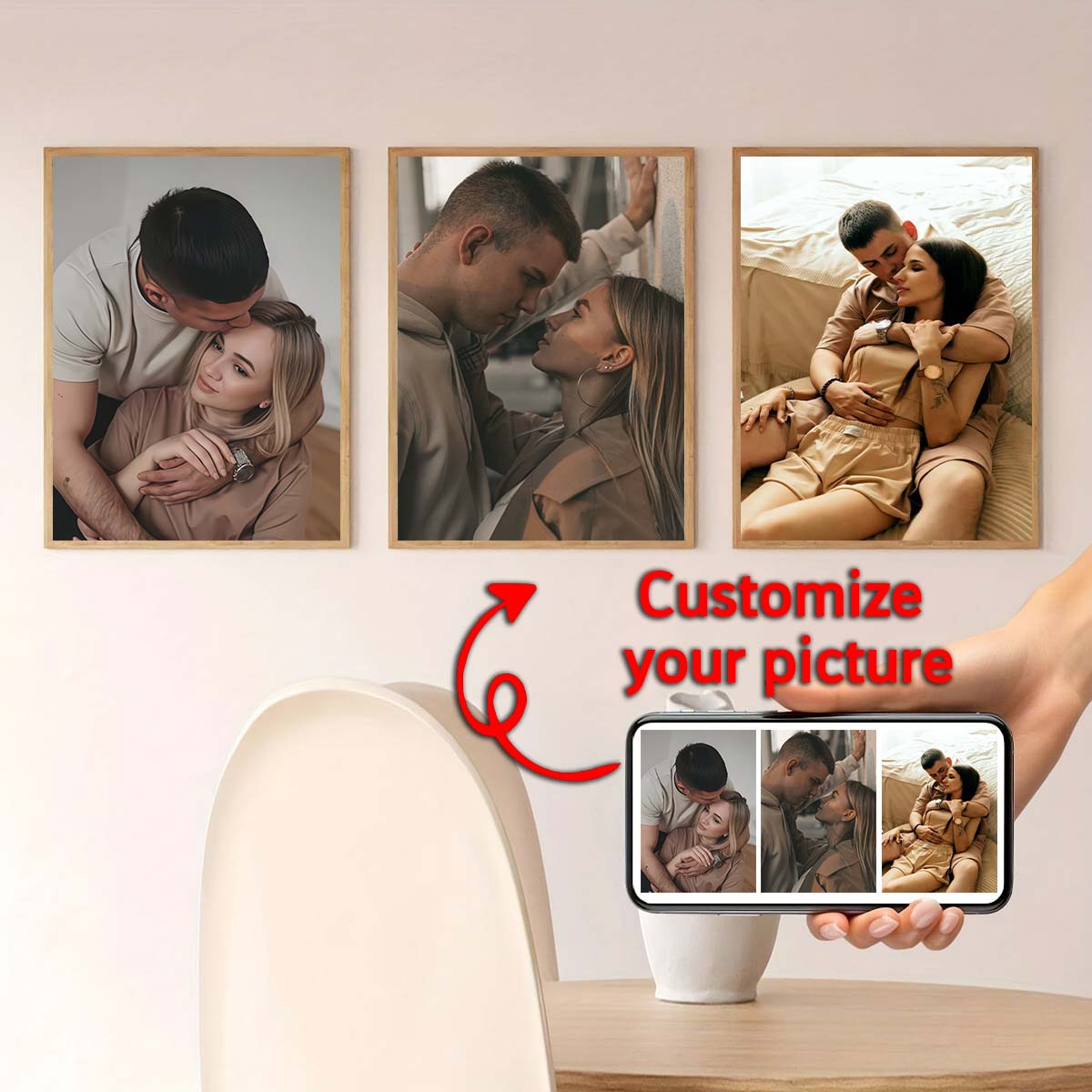 Triptych - Lukisan minyak bing - Home Textiles Fabric ulasan dan harga