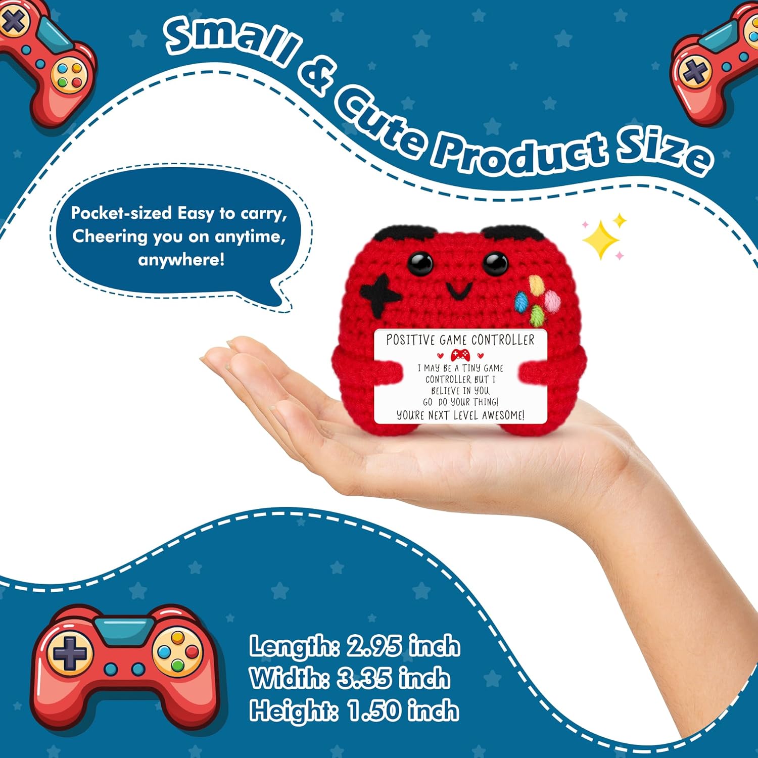 Boneka Pengontrol Game Rajut L - Home And Textiles Today ulasan dan harga