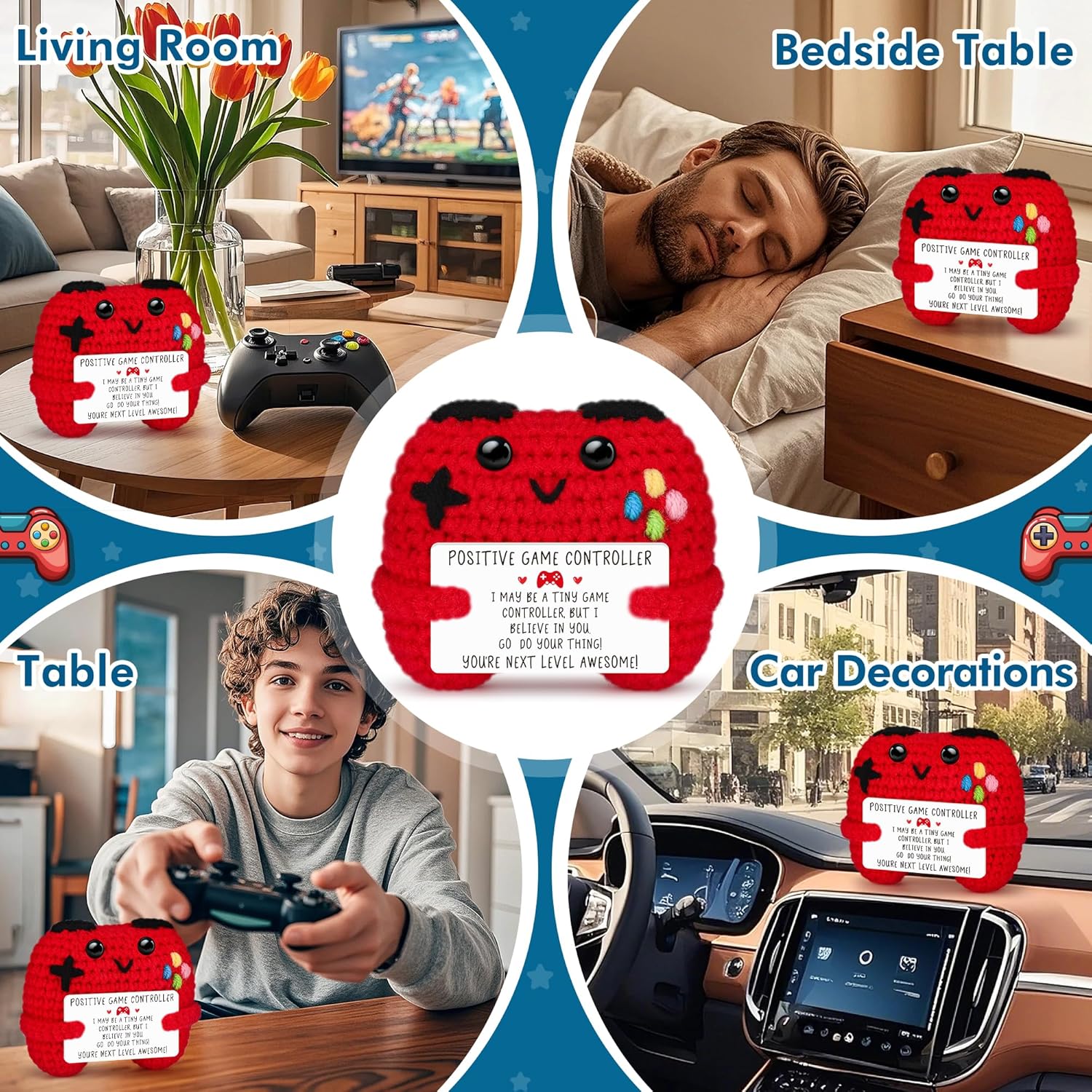 Boneka Pengontrol Game Rajut L - Home And Textiles Today ulasan dan harga