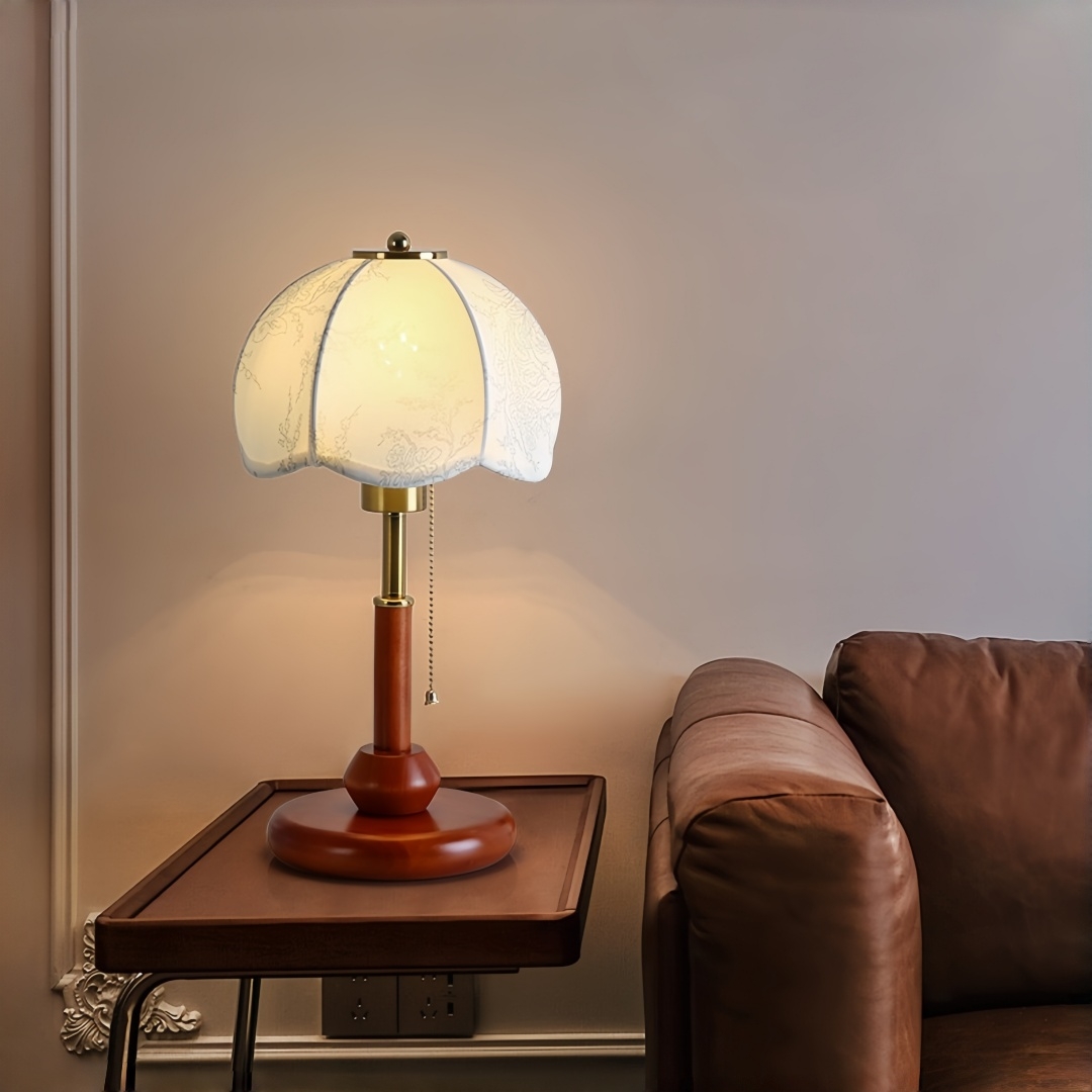 Lampu Meja Vintage Berbentuk K - Home Of Textiles ulasan dan harga