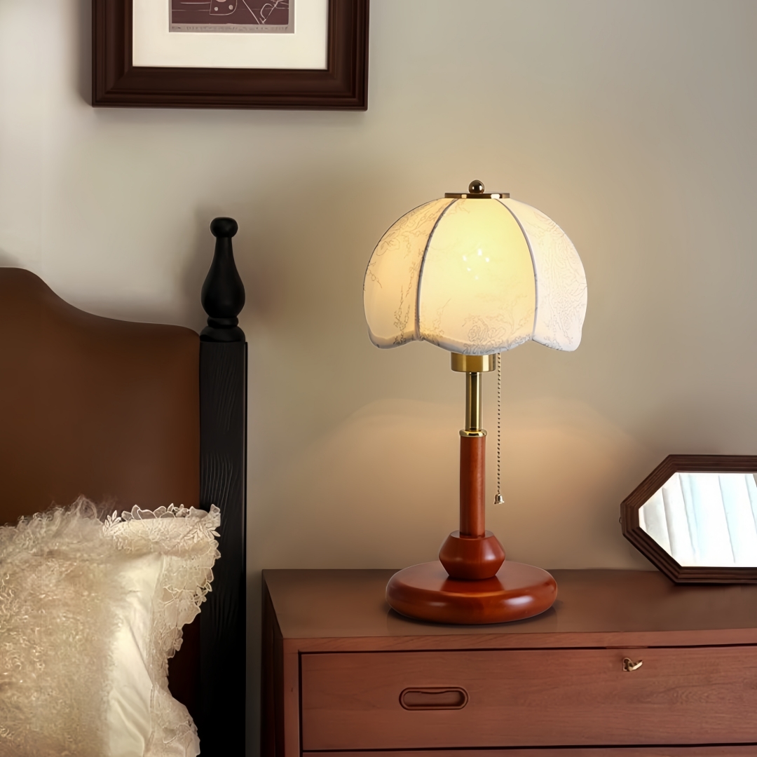 Lampu Meja Vintage Berbentuk K - Home Of Textiles ulasan dan harga