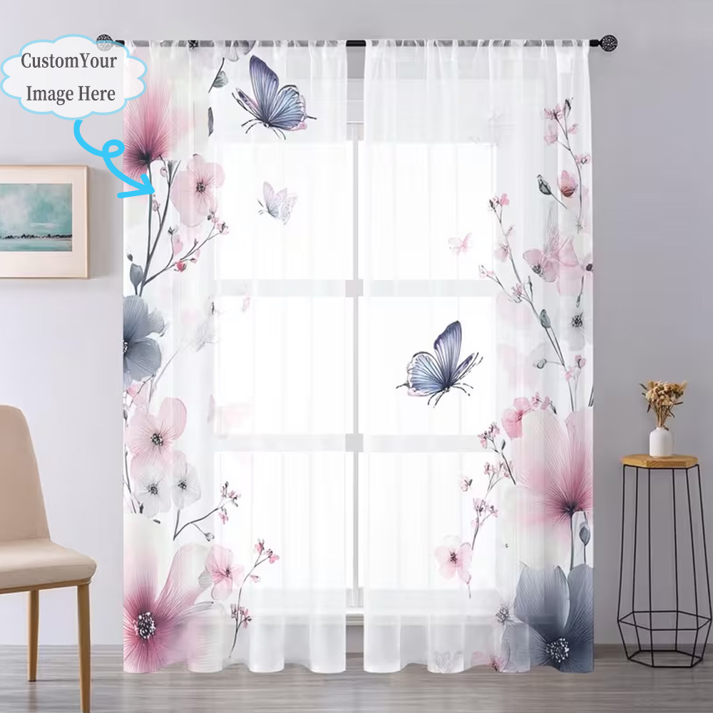 Gorden Tipis 2D Datar 2pcs Cus - Home Textiles Fabric ulasan dan harga