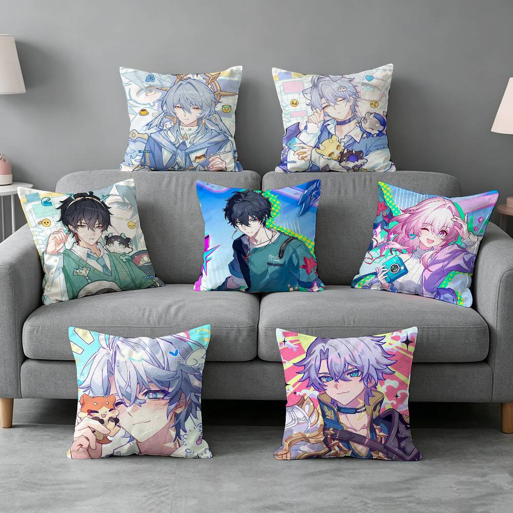 Sarung Bantal Game-e Honkai St - Home Textiles Definition ulasan dan harga