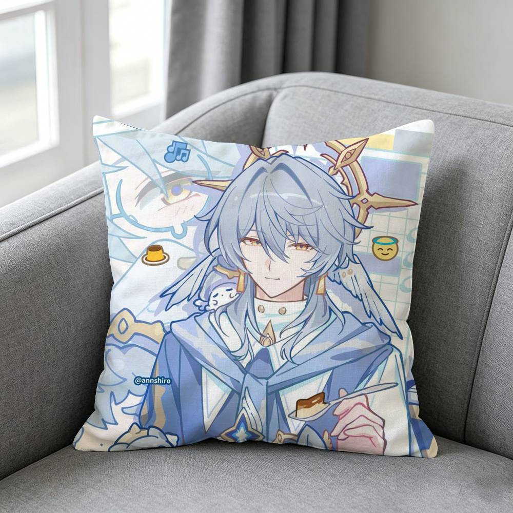 Sarung Bantal Game-e Honkai St - Home Textiles Definition ulasan dan harga