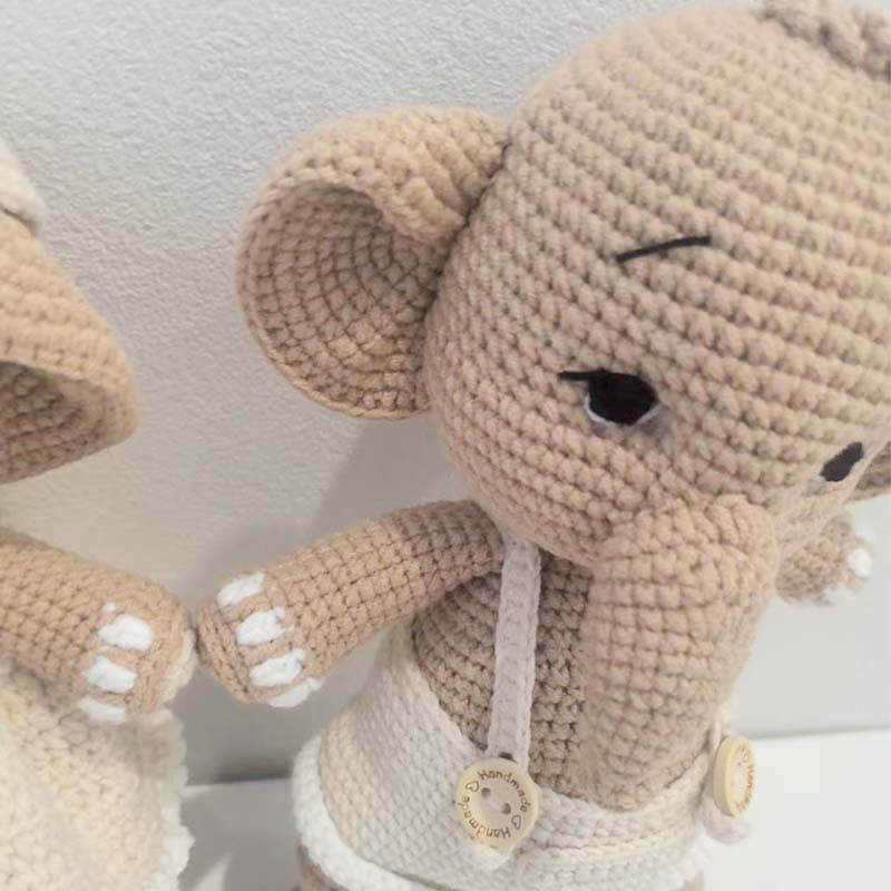 Boneka Gajah Rajut Tangan Amig - Home And Textiles Today ulasan dan harga