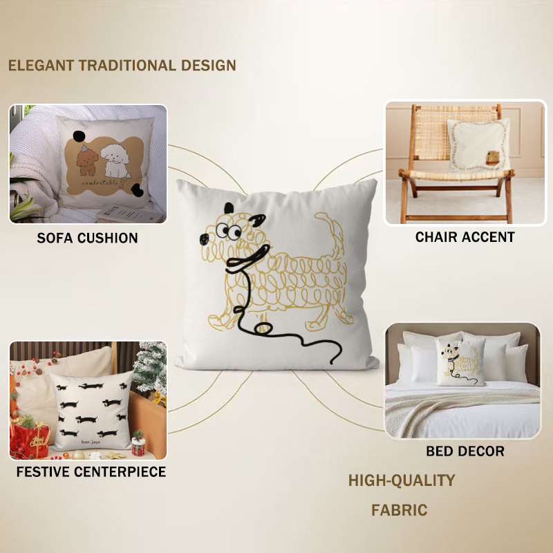 2 Buah Sarung Bantal Lempar Mo - Pillow Cover 20X20 ulasan dan harga