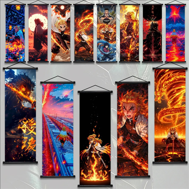 Demon Slayer Kyojuro Rengoku H - Home Textiles Products ulasan dan harga