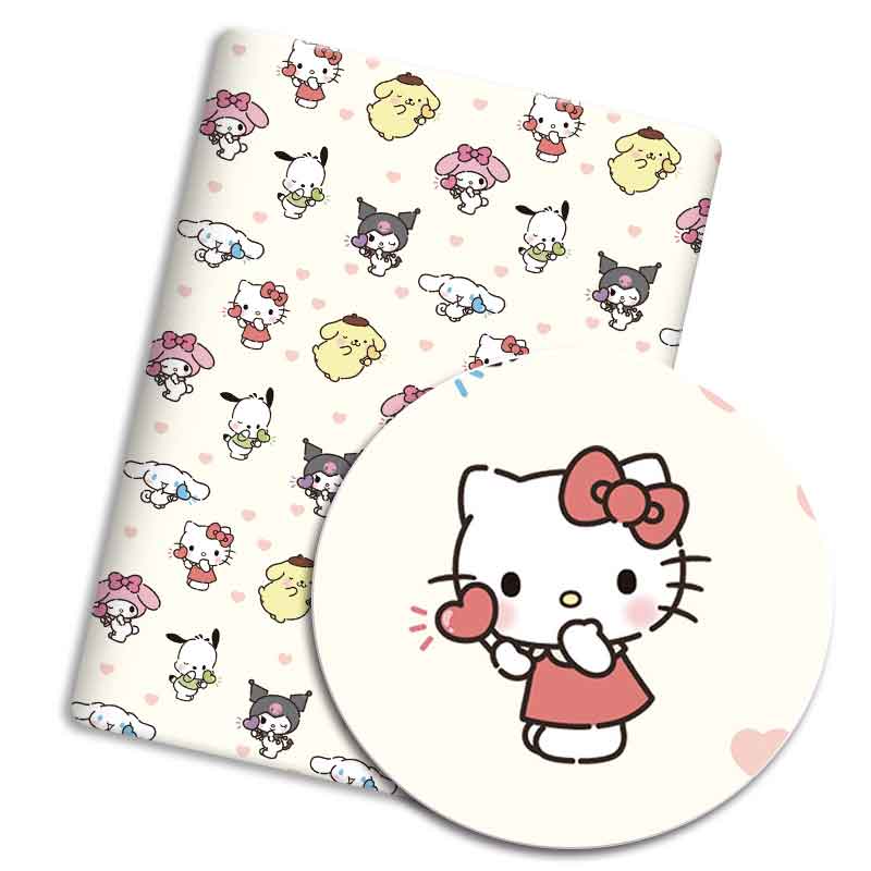 Kain Sanrio Motif Kartun 140x5 - Hot Home Of Textiles ulasan dan harga