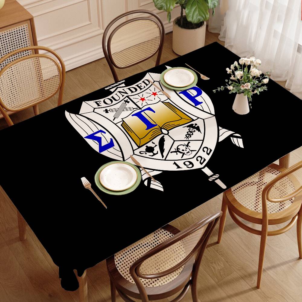 Taplak Meja dengan Logo Sigma  - Home Textiles Today News ulasan dan harga