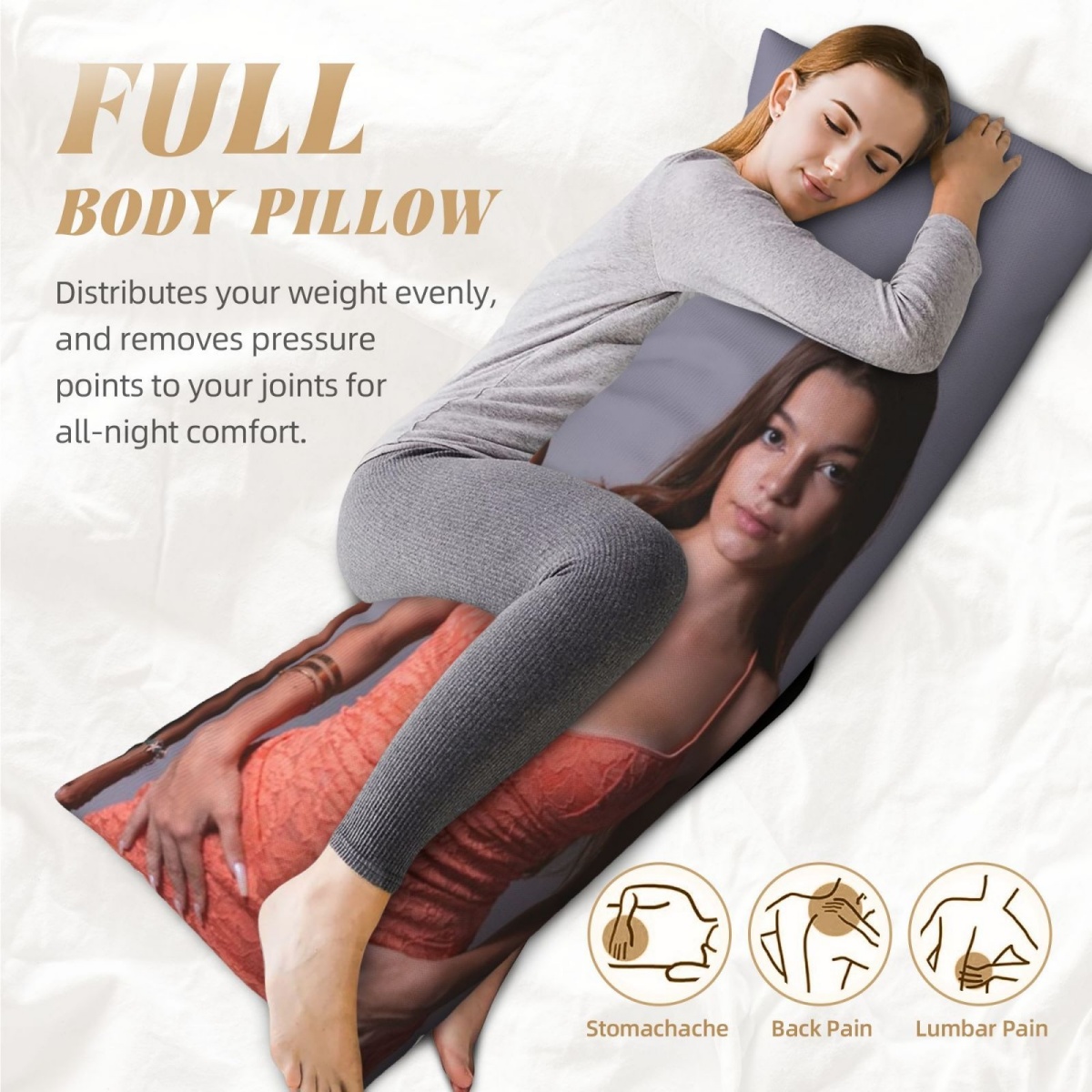 1 Sarung Bantal Foto Kustom –  - Home Textiles Fabric ulasan dan harga
