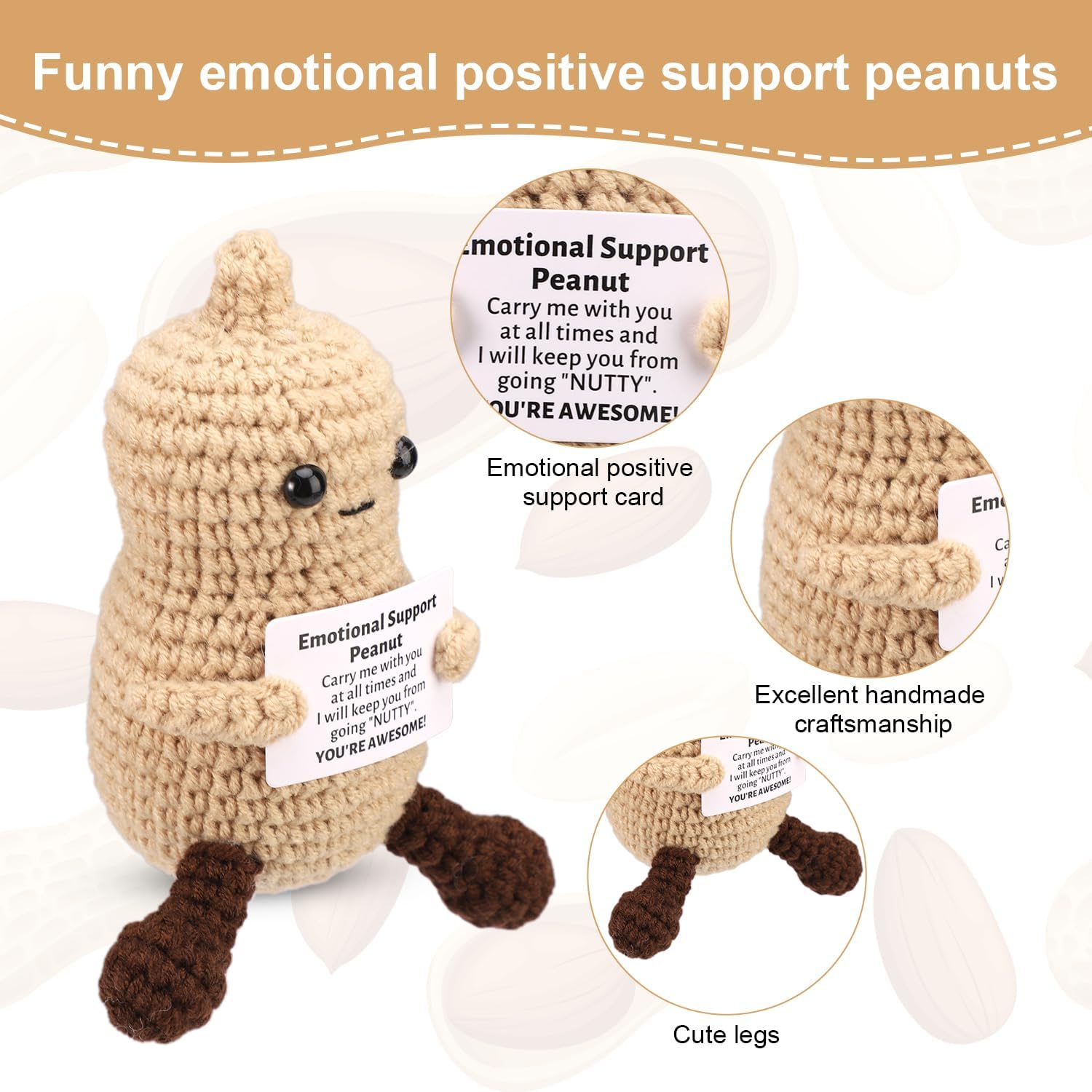 Ornamen Kacang Rajut Lucu Buat - Home And Textiles Today ulasan dan harga