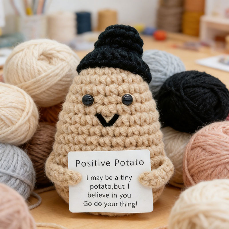 Boneka Kentang Rajut Lucu dan  - Home And Textiles Today ulasan dan harga